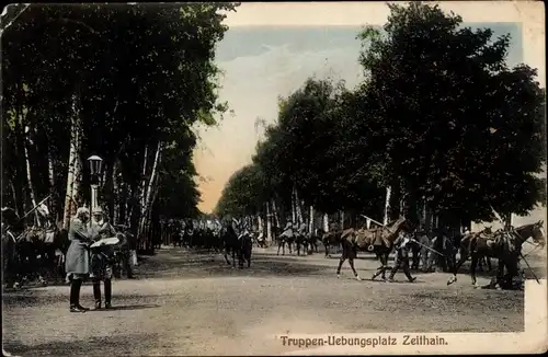 Ak Zeithain in Sachsen, Truppenübungsplatz, Hauptlager