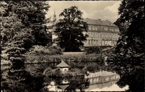 Ak Gaußig in der Oberlausitz, Schloss, Erholungsheim TU Dresden