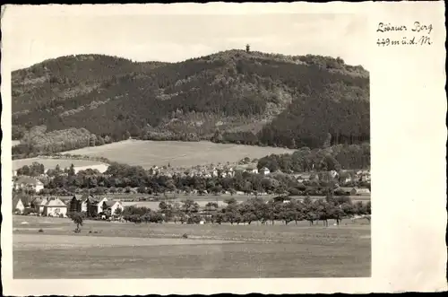 Ak Löbau in Sachsen, Panorama, Löbauer Berg