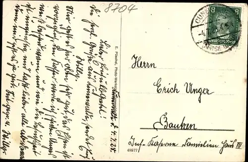 Ak Cunewalde in der Oberlausitz, Genesungsheim