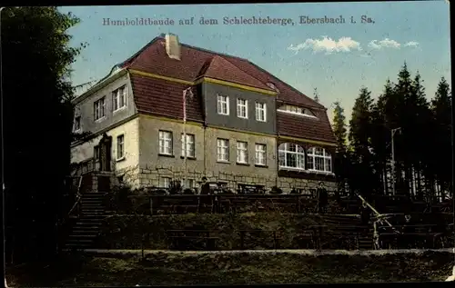 Ak Ebersbach in Sachsen, Humboldtbaude, Schlechteberge