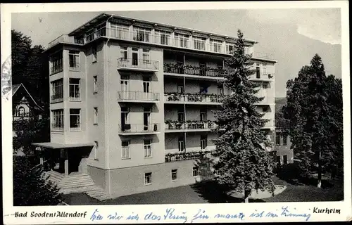 Ak Bad Sooden Allendorf in Hessen, Kurheim