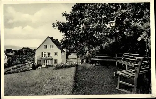 Ak Todenmann Rinteln an der Weser Kr. Schaumburg, Weser Berghaus