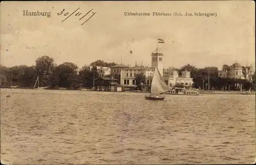 Ak Hamburg Uhlenhorst, Uhlenhorster Fährhaus