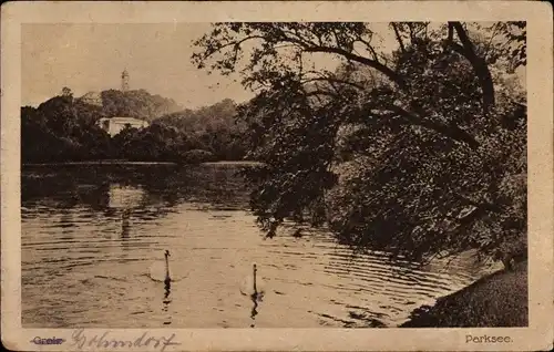 Ak Greiz im Vogtland, Parksee