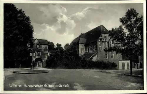 Ak Harzgerode am Harz, Schloss