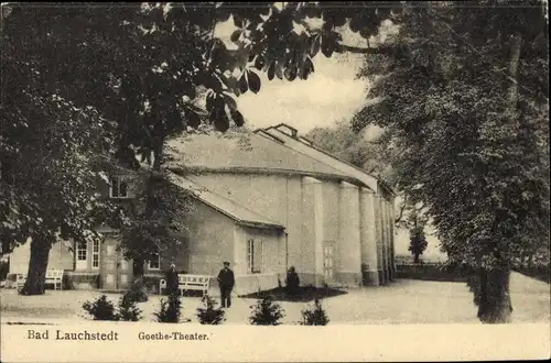 Ak Bad Lauchstädt Saalekreis, Goethe-Theater