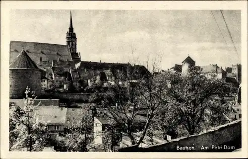 Ak Bautzen in der Oberlausitz, Am Petri Dom