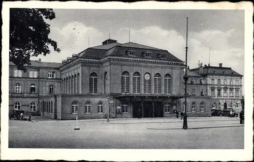 Ak Bautzen in der Oberlausitz, Bahnhof