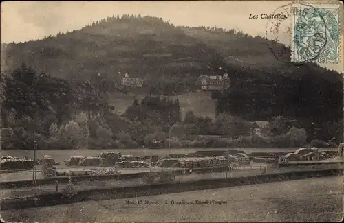 Ak Étival Lothringen Vosges, Les Chatelles