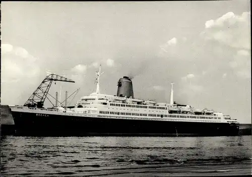 Ak Vierschrauben Turbinen Schnelldampfer Bremen, NDL