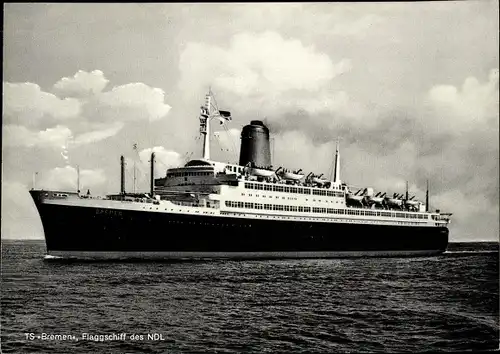 Ak Turbinen Schnelldampfer Bremen, Norddeutscher Lloyd