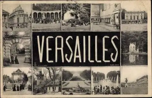 Ak Versailles Yvelines, Chateau, Parc