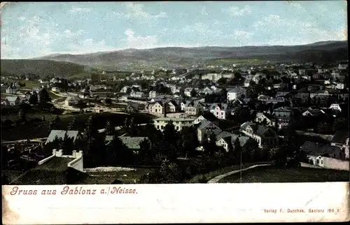 Ak Jablonec nad Nisou Gablonz an der Neiße Region Reichenberg, Panorama