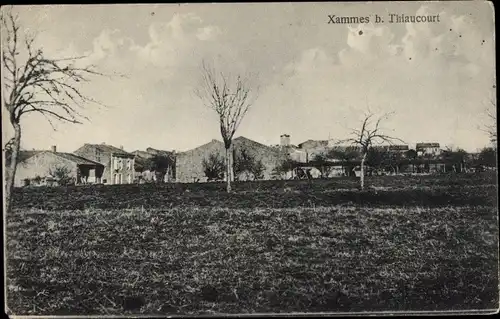 Ak Xammes Meurthe et Moselle, Blick auf den Ort