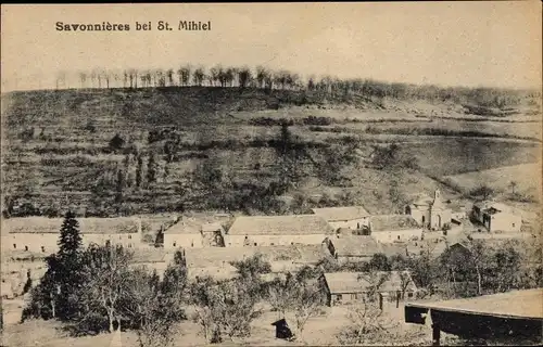 Ak Savonnières Meuse, Blick auf den Ort