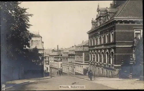 Ak Mittweida in Sachsen, Deckerstraße