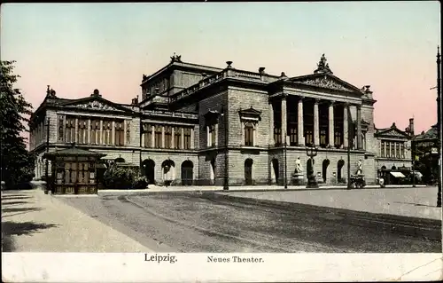 Leuchtfenster Leipzig in Sachsen, Neues Theater, Golden Windows