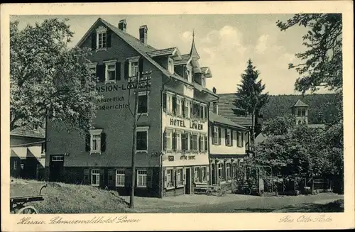 Ak Hirsau Calw Schwarzwald, Waldhotel Löwen