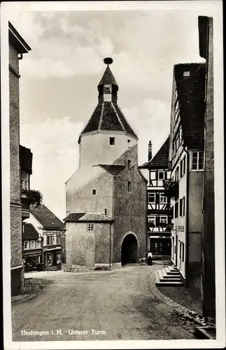 Ak Hechingen in Baden Württemberg, Unterer Turm