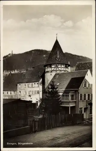 Ak Ebingen Albstadt in Württemberg, Bürgersturm