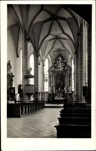 Ak Dubrovnik Kroatien, Inneres einer Kirche