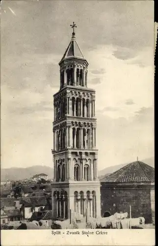 Ak Split Spalato Kroatien, Zvonik Stolne Crkve