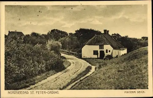 Ak Nordseebad Sankt Peter Ording, Hinterm Deich