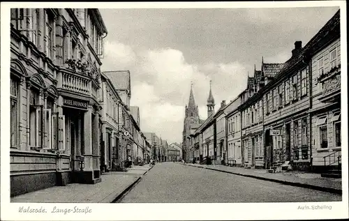 Ak Walsrode in der Lüneburger Heide, Lange Straße