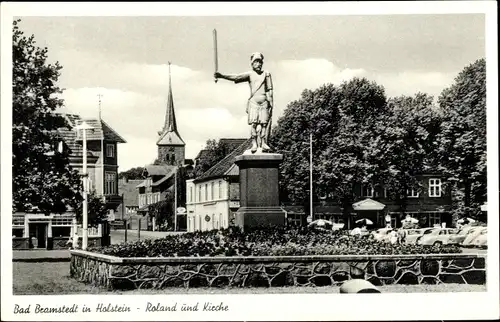 Ak Bad Bramstedt in Holstein, Roland, Kirche