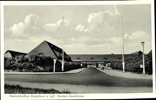 Ak Westerland auf Sylt, Nordsee Sanatorium