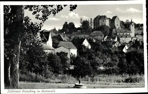 Ak Westerburg Westerwald, Burg, Teilansicht