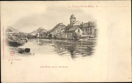 Ak La Neuveville les Raon Lothringen Vosges, Les Rives de la Meurthe