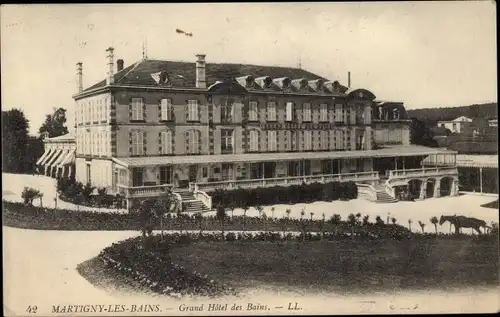 Ak Martigny les Bains Lothringen Vosges, Grand Hotel des Bains