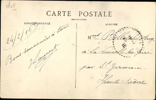 Ak Hadol Lothringen Vosges, Maison Jeanne d'Arc, l'Eglise