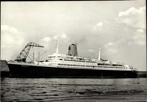 Ak Vierschrauben Turbinen Schnelldampfer Bremen, NDL