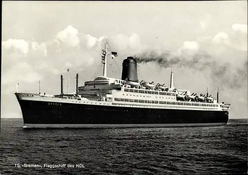 Ak Turbinen Schnelldampfer TS Bremen, Norddeutscher Lloyd