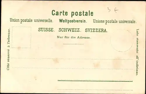 Ak Interlaken Kanton Bern Schweiz, Blick auf den Ort, Jungfrau