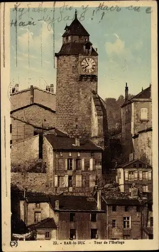 Ak Bar le Duc Meuse, Tour de Horloge