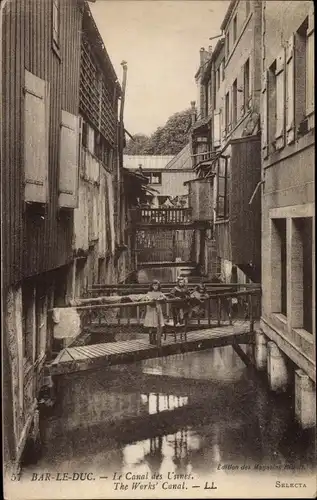 Ak Bar le Duc Meuse, Le Canal des Usines