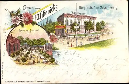 Litho Klein Glienicke Potsdam in Brandenburg, Bürgershof