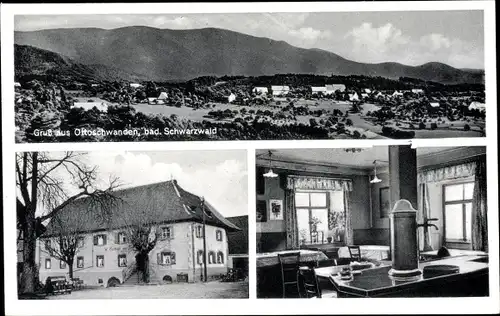 Ak Ottoschwanden Freiamt im Schwarzwald, Panorama, Gasthaus z. Freihof