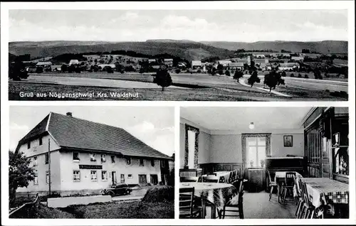 Ak Nöggenschwiel Weilheim Baden Württemberg, Panorama, Gasthaus zum Kranz