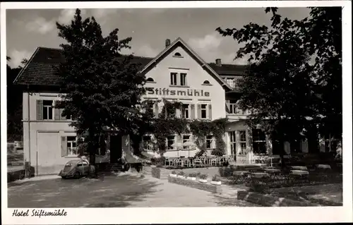 Ak Ziegelhausen Heidelberg am Neckar, Hotel Stiftsmühle