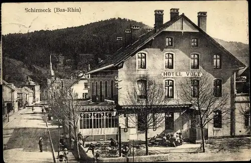 Ak Schirmeck Elsass Bas Rhin, Hotel Vogt