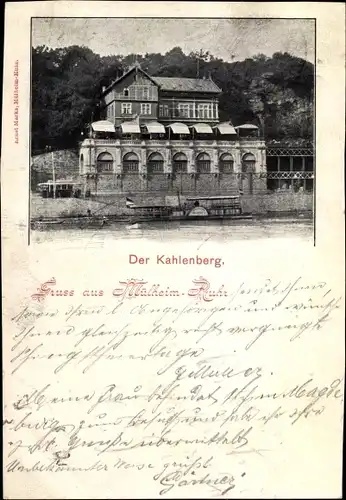 Ak Mülheim an der Ruhr, Kahlenberg