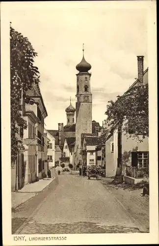 Ak Isny im Allgäu, Lindauerstraße