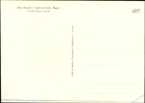Ak Højer Dänemark, Den danske Ungdomsskole, Außenansicht