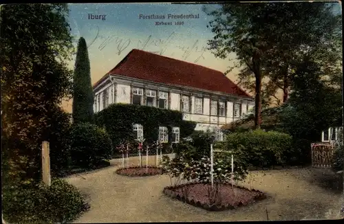 Ak Bad Iburg am Teutoburger Wald, Forsthaus Freudenthal