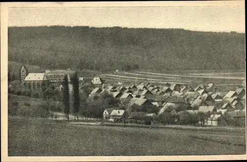 Ak Wehr am Laacher See, Blick auf den Ort, Kirche